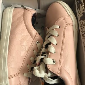 Christian Lacroix pink sneakers